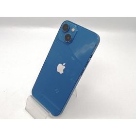 【中古】Apple au 【SIMフリー】 iPhone 13 128GB ブルー MLNG3J/A【大須アメ横】保証期間１ヶ月【ランクB】