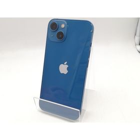 【中古】Apple au 【SIMフリー】 iPhone 13 128GB ブルー MLNG3J/A【柏】保証期間１ヶ月【ランクB】