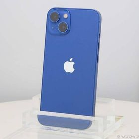 〔中古〕Apple(アップル) iPhone13 128GB ブルー MLNG3J／A SIMフリー〔349-ud〕