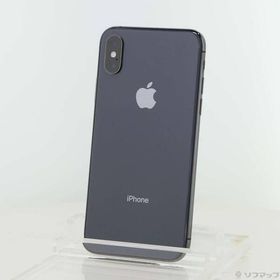 〔中古〕Apple(アップル) iPhoneXS 64GB スペースグレイ MTAW2J／A SIMフリー〔258-ud〕