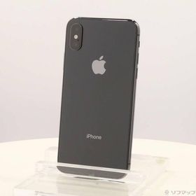 〔中古〕Apple(アップル) iPhoneXS 64GB スペースグレイ NTAW2J／A SIMフリー〔377-ud〕