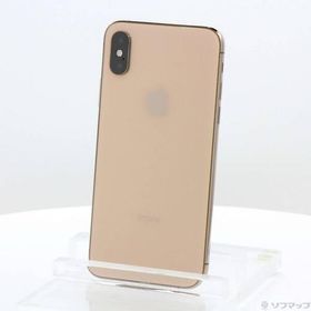 〔中古〕Apple(アップル) iPhoneXS 64GB ゴールド MTAY2J／A SIMフリー〔377-ud〕