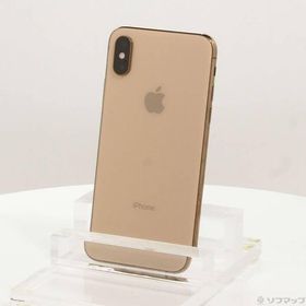 〔中古〕Apple(アップル) iPhoneXS 64GB ゴールド MTAY2J／A SIMフリー〔262-ud〕