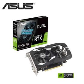 ASUS｜エイスース ASUS Dual GeForce RTX 3050 OC Edition 6GB GDDR6 ビデオカード(国内正規品) DUAL-RTX3050-O6G 返品種別B