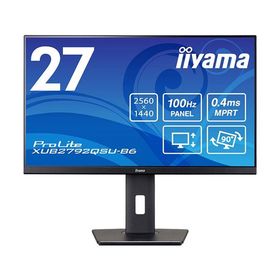 液晶ディスプレイ イーヤマ ProLite XUB2792QSU-B6 [27型液晶ディスプレイ/2560×1440/HDMI、DisplayPort/IPS方式パネル/昇降/回転]
