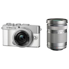 【新品】OLYMPUS PEN E-P7 EZダブルズームキット[ホワイト]【即日発送、土、祝日発送】【送料無料】