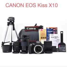 CANON EOS Kiss X10標準&望遠ダブルレンズセット