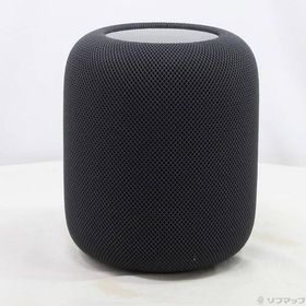 〔中古〕Apple(アップル) 〔展示品〕 HomePod 第2世代 MQJ73J／A ミッドナイト〔198-ud〕