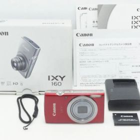 美品 Canon キヤノン IXY 160 コンパクトデジタルカメラ レッド 元箱付 260630ac