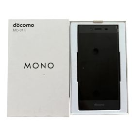 RE387 docomo ドコモ MONO MO-01K ブラック 本体 箱・説明書付き 動作未確認