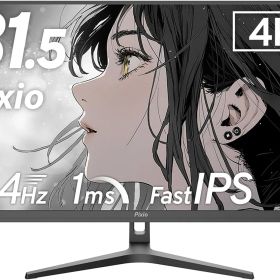 【美品】 Pixio PX32UWAVE ゲーミングモニター 4K 32インチ 144Hz ブラック