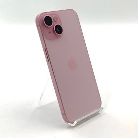 【全額返金保証】【最速発送】 iPhone 15 128GB ピンク docomo 白ロム 美品 動作確認済 81%