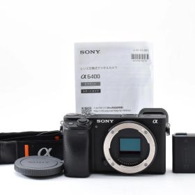 ★極上美品★ SONY ソニー α6400 ボディ ILCE-6400 ブラック ミラーレス一眼カメラ ＃4598
