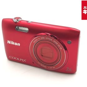 【中古】 【並品】 ニコン COOLPIX S3500 RD ラズベリーレッド