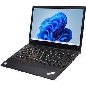 ノートパソコン lenovo ThinkPad E580 中古 2017年モデル Windows11 64bit WEBカメラ テンキー 第8世代 Core i5 メモリ16GB 高速 SSD 無線LAN 15インチ A4サイズ