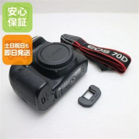 超美品 EOS 70D ブラック 即日発送 デジタル一眼 Canon 本体 土日祝発送OK