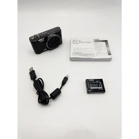 【中古 動作確認済】 CASIO EXILIM デジタルカメラ 1,600万画素 ブラック EX-ZR1100BK