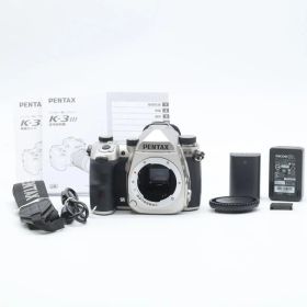 【ショット数469】PENTAX K-3 Mark III ボディ シルバー