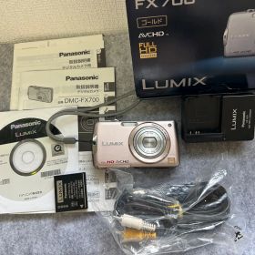 パナソニック ルミックス DMC-FX700 ピンク デジカメ 付属品 Panasonic LUMIX【赤-34】