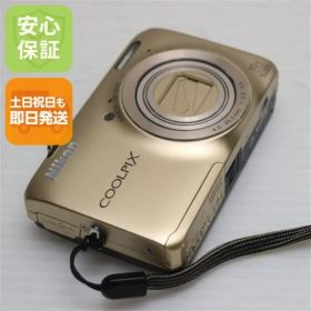新品同様 COOLPIX S6300 エレガントゴールド 即日発送 デジカメ Nikon デジタルカメラ 本体 土日祝発送OK