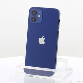 〔中古〕Apple(アップル) iPhone12 128GB ブルー MGHX3J／A SIMフリー〔262-ud〕