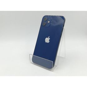 【中古】Apple au 【SIMロック解除済み】 iPhone 12 128GB ブルー MGHX3J/A【千葉】保証期間１ヶ月【ランクA】