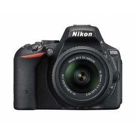 【中古】Nikon デジタル一眼レフカメラ D5500 18-55 VRII レンズキット ブラック 2416万画素 3.2型液晶 タッチパネル D5