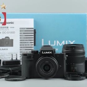 【中古】Panasonic パナソニック LUMIX DC-G100 ダブルズームレンズキット シャッター回数僅少 元箱付き