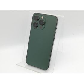 【中古】Apple SoftBank 【SIMフリー】 iPhone 13 Pro 128GB アルパイングリーン MNDX3J/A【中野】保証期間１ヶ月【ランクB】