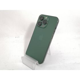 【中古】Apple docomo 【SIMフリー】 iPhone 13 Pro 128GB アルパイングリーン MNDX3J/A【新宿】保証期間１ヶ月【ランクB】