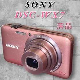 美品 SONY Cyber-shot DSC-WX7 ピンク/箱など付属品付