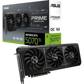 ASUS NVIDIA GeForce RTX 5070Ti ビデオカード 16GB GDDR7 PCI Express 5.0 / PRIME-RTX5070TI-O16G