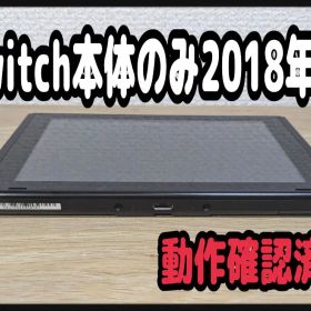 《動作確認済み》Nintendo Switch 本体のみ 2018年製 初期型