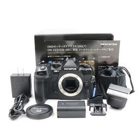 シャッター数25744枚 OLYMPUS OM SYSTEM OM-1 ボディ ブラック ミラーレス一眼カメラ オリンパス