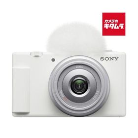 ソニー VLOGCAM ZV-1F W ホワイト SONY コンパクトデジタルカメラ Vlog対応 4K動画撮影 高画質 自撮り Wi-Fi搭載 《納期約３週間》