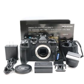 ■シャッター数25744枚！極上品■ OLYMPUS OM SYSTEM OM-1 ボディ ブラック ミラーレス一眼カメラ オリンパス