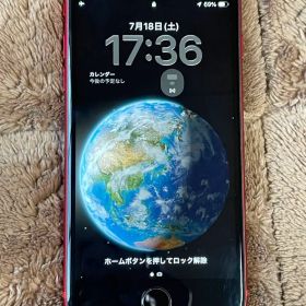 iPhone SE 第2世代 64GB 赤 美品 SIMフリー バッテリー73%