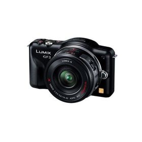 中古 １年保証 美品 Panasonic LUMIX DMC-GF3 電動ズームレンズキット ブラック