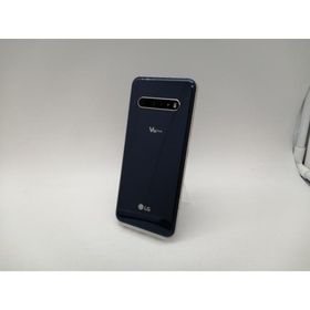 【中古】LG電子 SoftBank 【SIMロック解除済み】 LG V60 ThinQ 5G クラッシーブルー 8GB 128GB A001LG【札幌南2条】保証期間１ヶ月【ランクB】