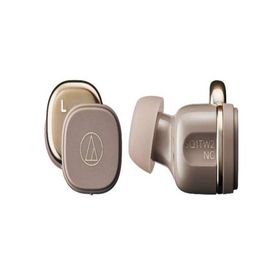 【長期保証付】オーディオテクニカ(audio-technica) ATH-SQ1TW2NC-CA カフェラテ 完全ワイヤレスノイズキャンセリングイヤホン
