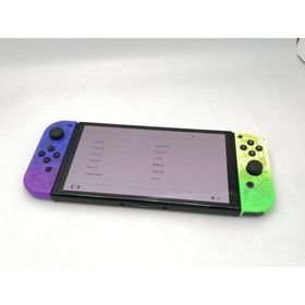【中古】Nintendo Switch 本体 (有機ELモデル) HEG-S-KCAAA スプラトゥーン3エディション【ECセンター】保証期間１ヶ月【ランクB】