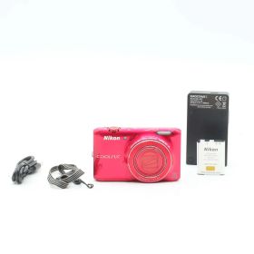 超美品★ NIKON COOLPIX S6400 レッド #832