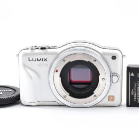 ★美品★ Panasonic ミラーレス一眼カメラ LUMIX GF3 本体のみ ホワイト DMC-GF3 ＃8914000