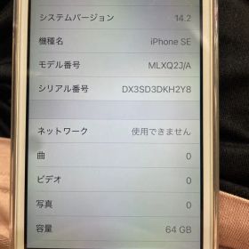 Apple iPhoneSE 64GB 本体 SIMロックなし