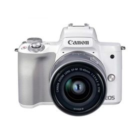 キヤノン EOS Kiss M2 標準ズームレンズキット ホワイト ミラーレス一眼カメラ イオス Canon
