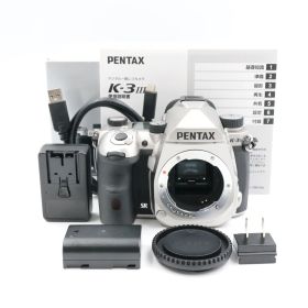 ■シャッター数19248枚！極上品■ PENTAX K-3 Mark III 3 ボディ シルバー APS-Cデジタル一眼レフカメラ ペンタックス