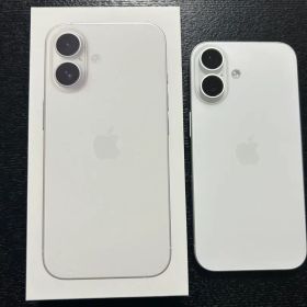 美品 iPhone16 128GB 本体 ホワイト
