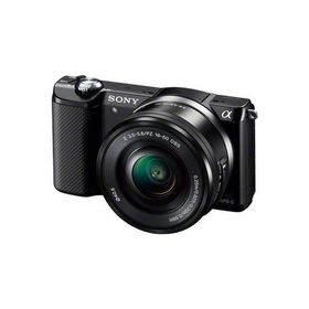 中古 １年保証 美品 SONY α5000 パワーズームレンズキット ブラック [ILCE-5000L]