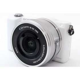 SONY α5000 レンズキット ホワイト 美品 動作確認済み 1ヶ月保証付 スマホ転送 高性能