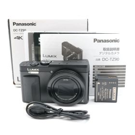 ■新品同様■ Panasonic LUMIX DC-TZ90-K ブラック コンパクトデジタルカメラ パナソニック